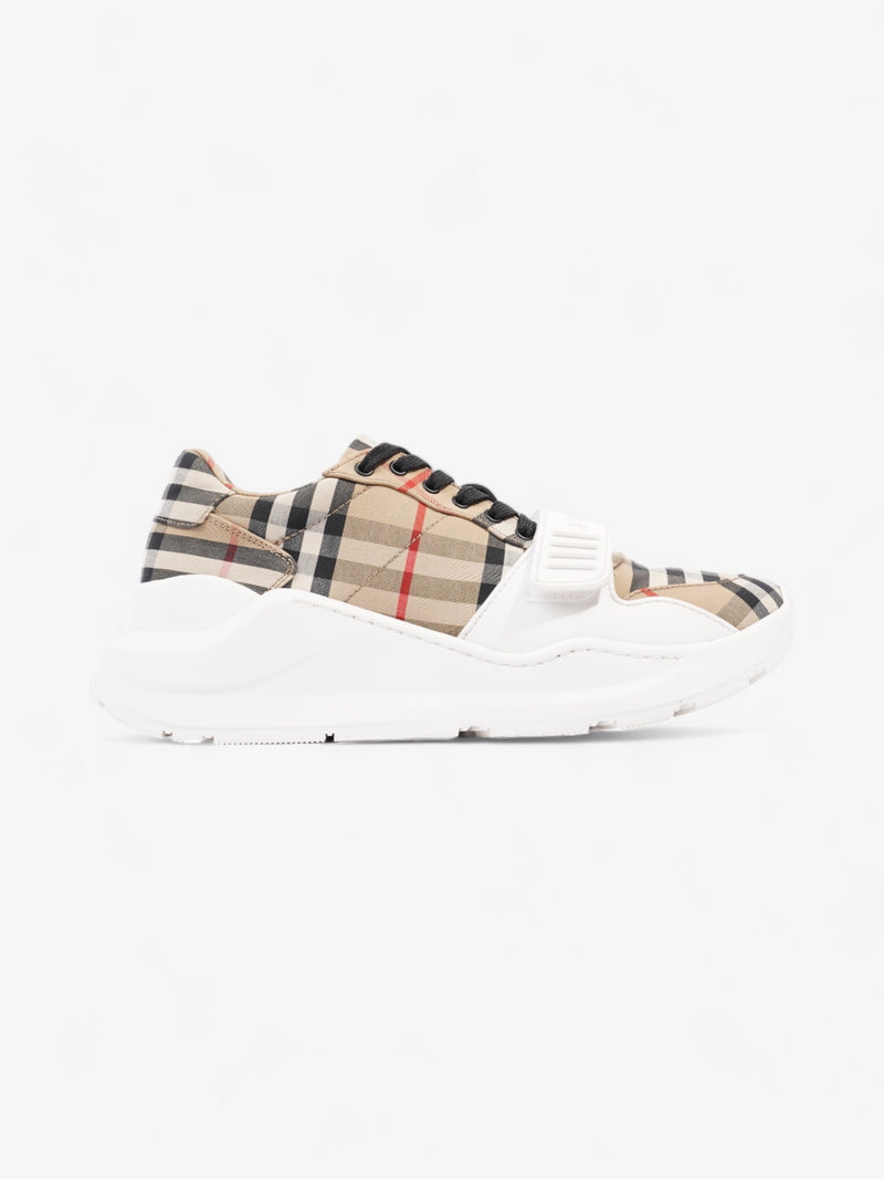  Burberry Regis Sneaker Archive Beige Cotton EU 37 UK 4