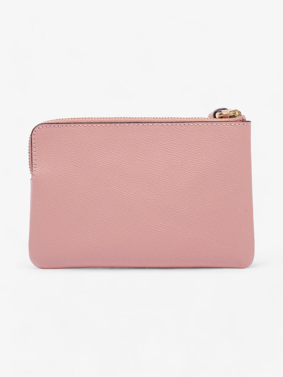 Coach Corner Zip Wristlet Pink Leather Image 2