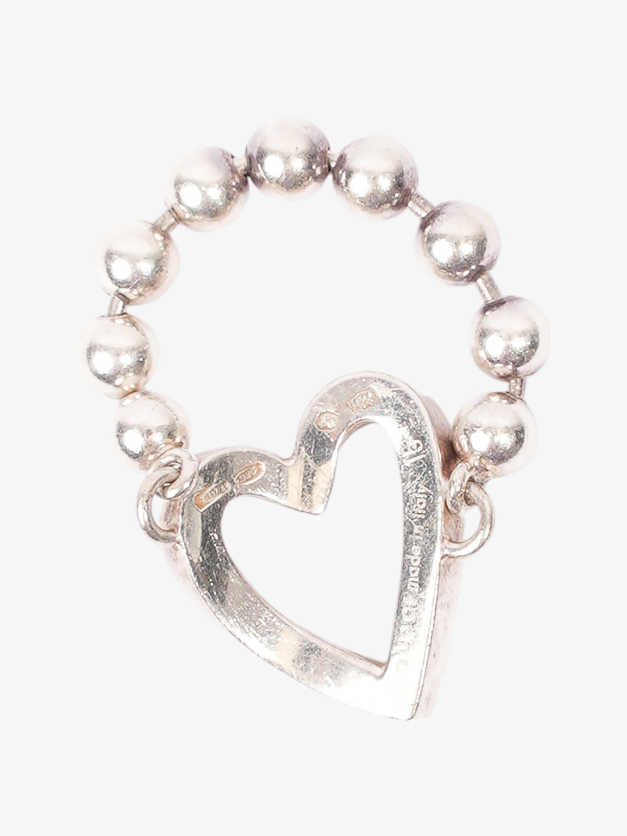 Gucci Heart Bead Ring Silver Silver Sterling 16 (Circumference - 56mm) Image 2