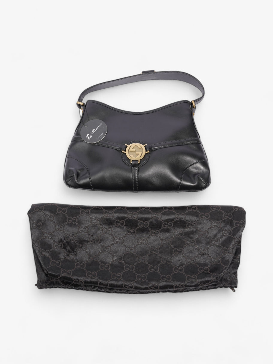 Gucci GG Reins Hobo Black Leather Image 9