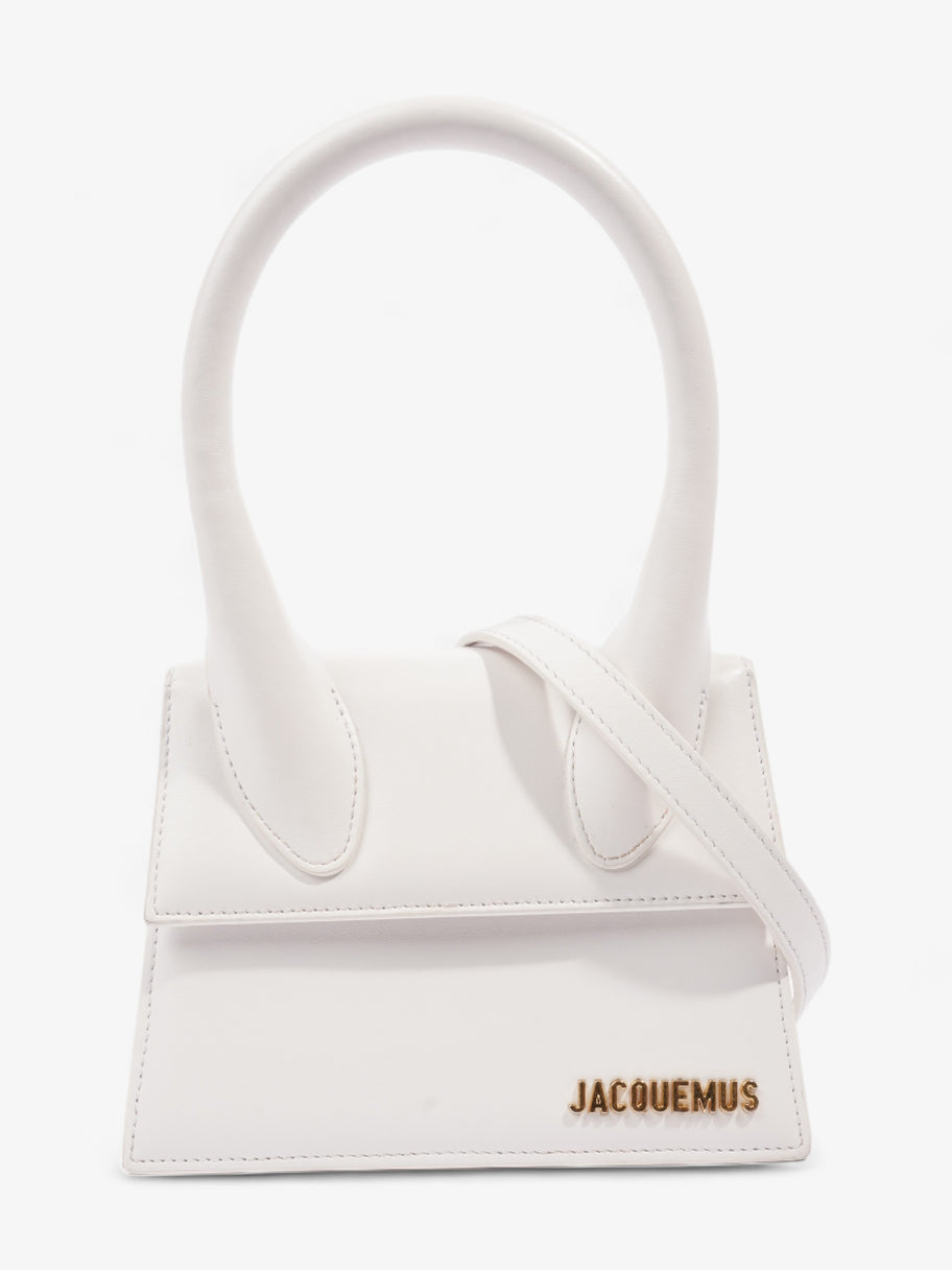 Jacquemus Le Chiquito Moyen White Leather Image 1