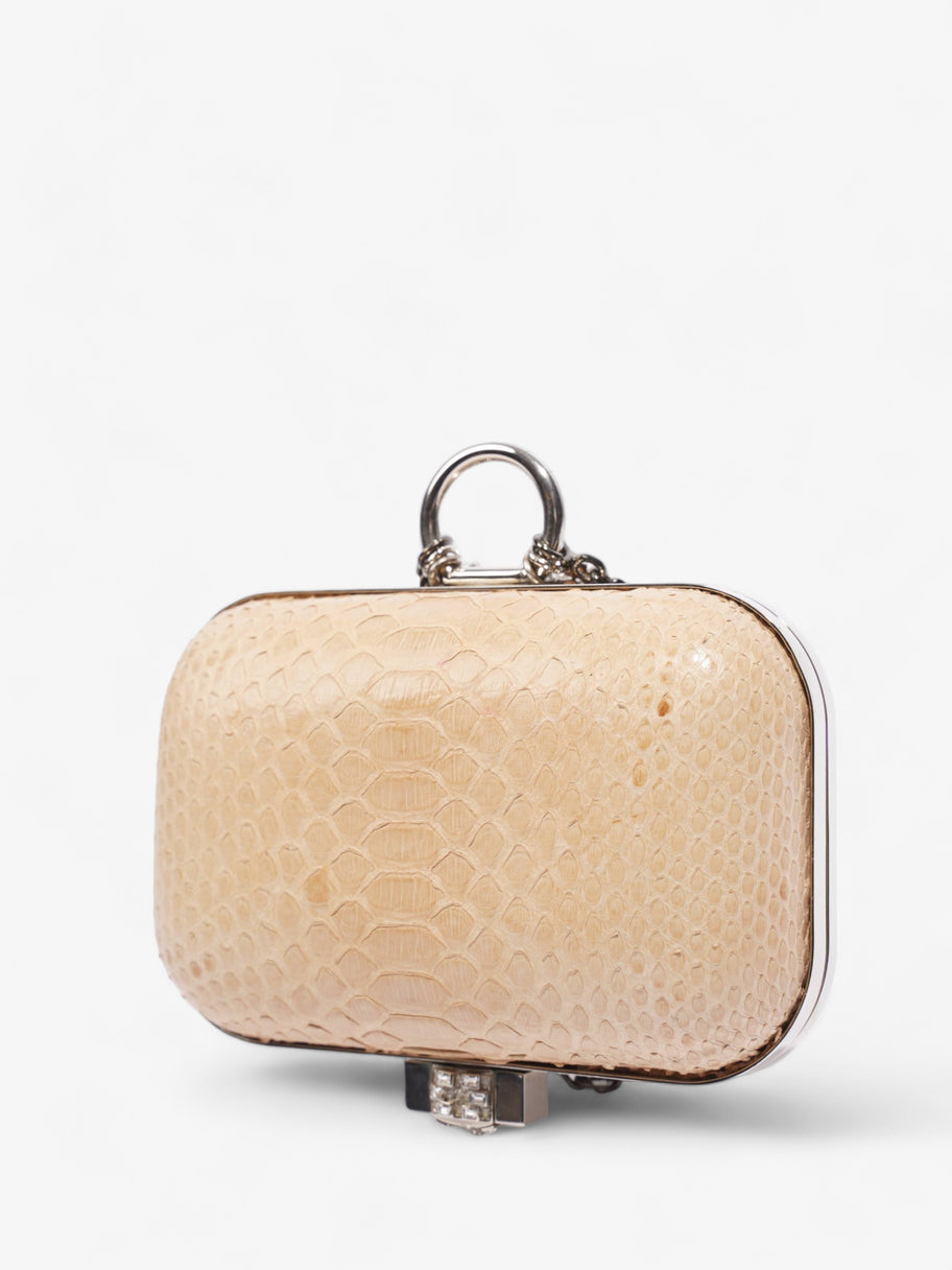 Jimmy Choo Clutch Beige Python Image 13