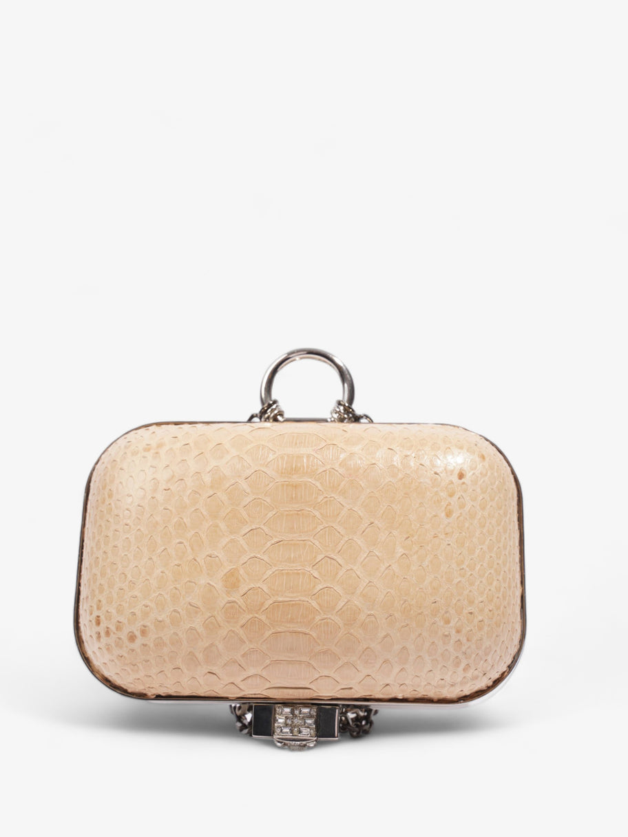 Jimmy Choo Clutch Beige Python Image 5