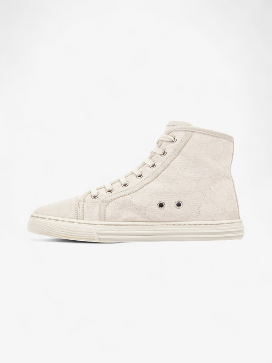 Gucci GG Monogram High-Top Sneakers Beige  Canvas EU 38 UK 5 Image 3