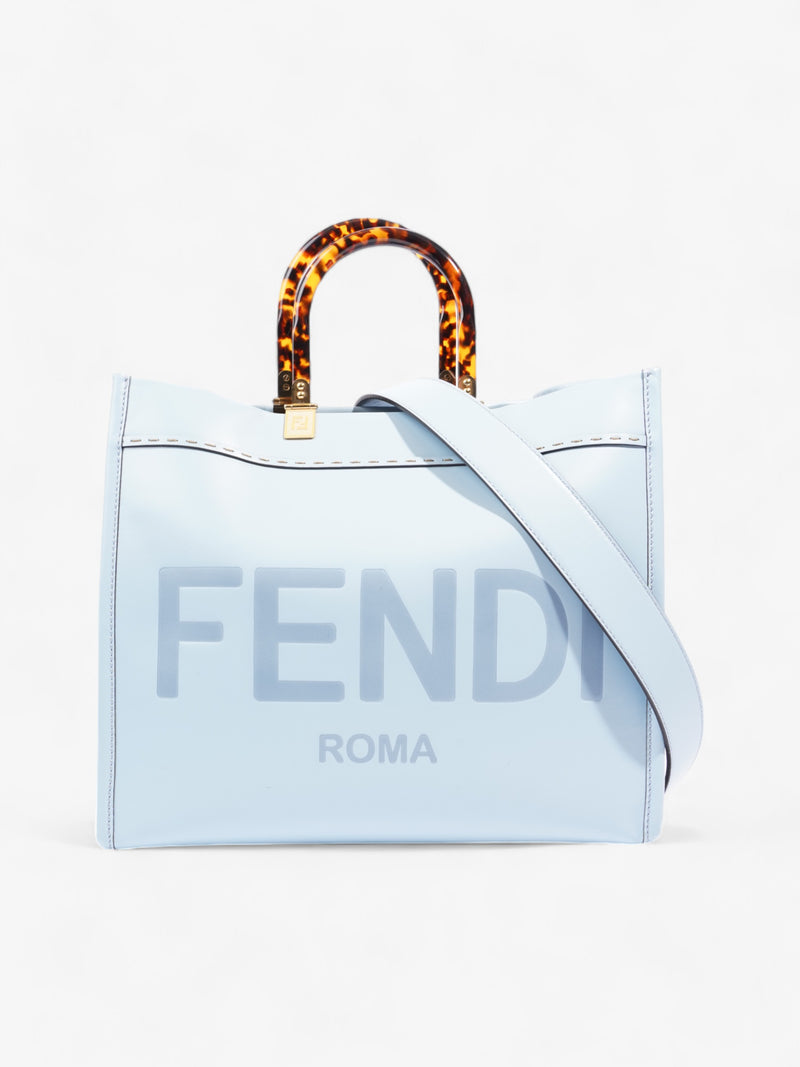  Fendi Sunshine Baby Blue Leather Large