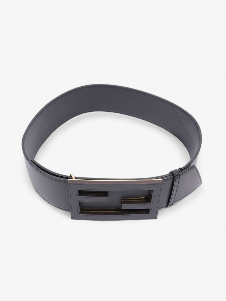 Fendi FF Belt Black Leather 75cm 30