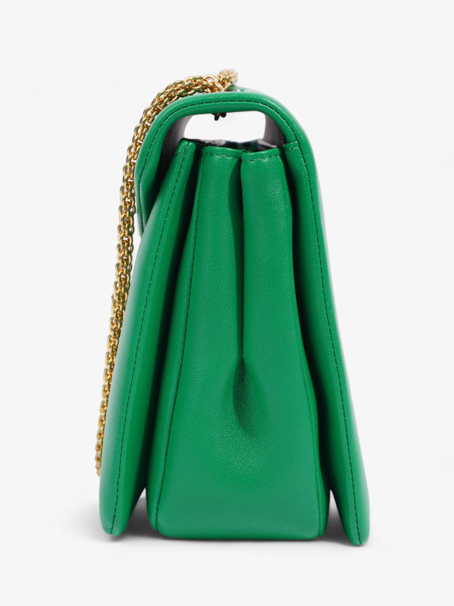 Valentino One Stud Shoulder Bag Green Calfskin Leather Image 2