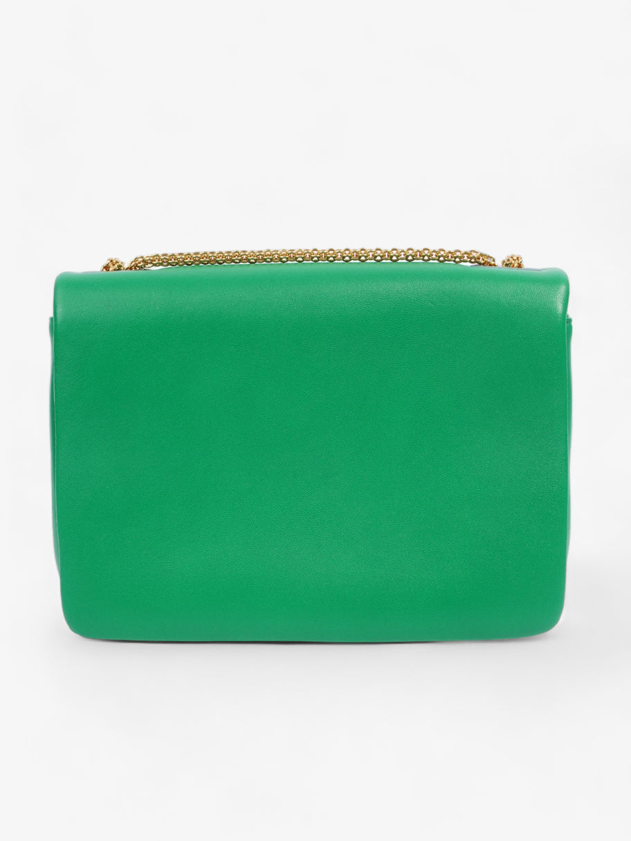 Valentino One Stud Shoulder Bag Green Calfskin Leather Image 3