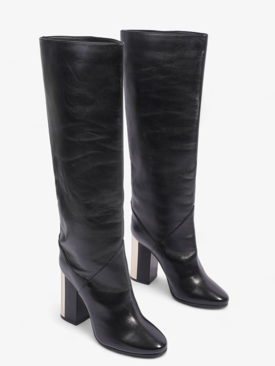 Jimmy Choo Rydea Boot 100 Black Leather EU 38 UK 5 Image 2