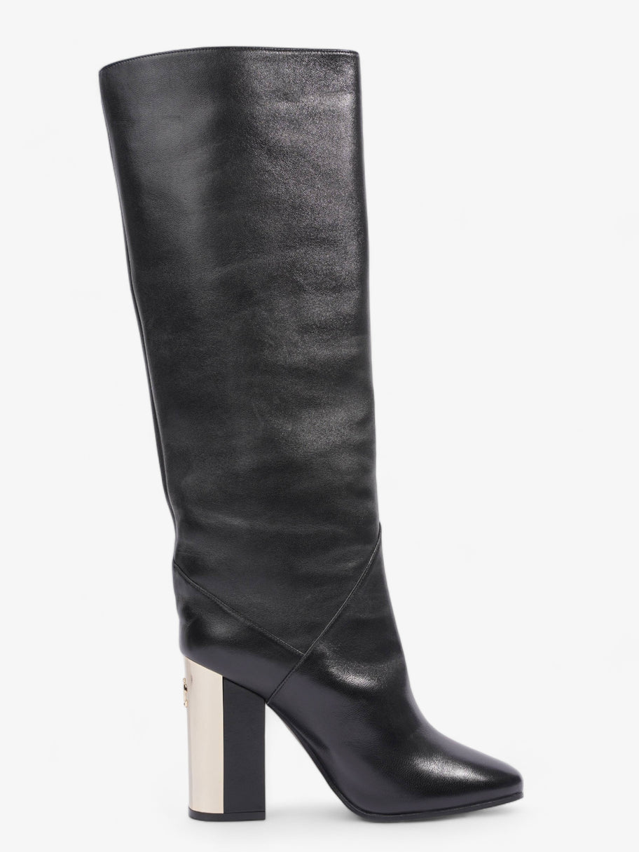 Jimmy Choo Rydea Boot 100 Black Leather EU 38 UK 5 Image 4