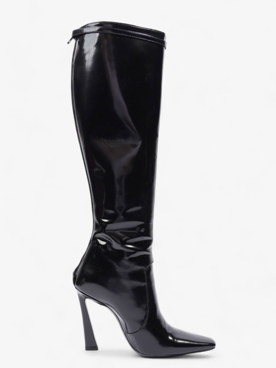 Saint Laurent Tess Boot 110 Black Patent Leather EU 40 UK 7 Image 4