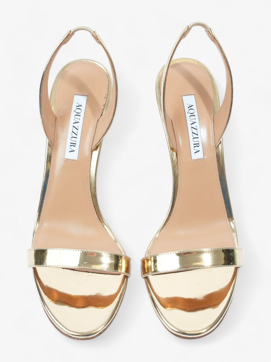 So Nude Sandal 85mm Gold Patent Leather EU 40.5 UK 7.5 Image 8