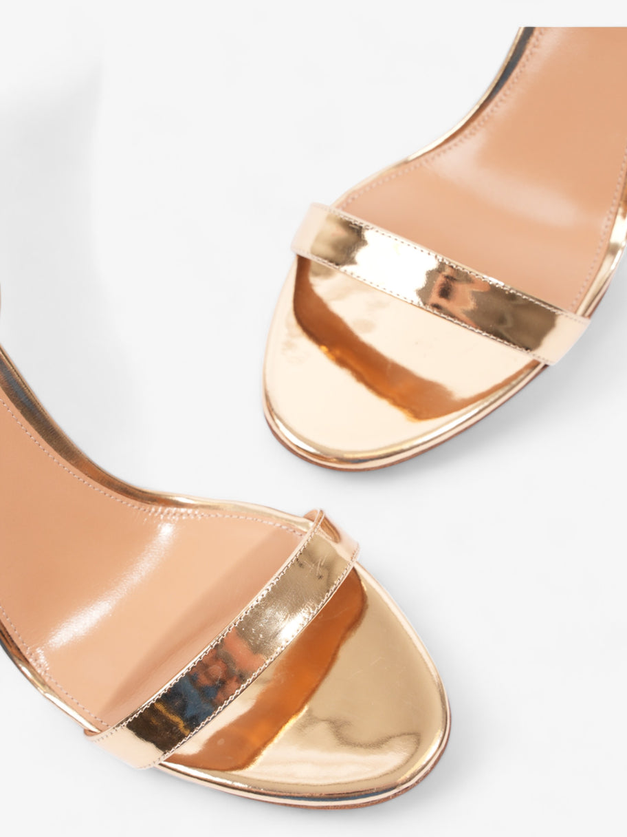 So Nude Sandal 85mm Gold Patent Leather EU 40.5 UK 7.5 Image 9