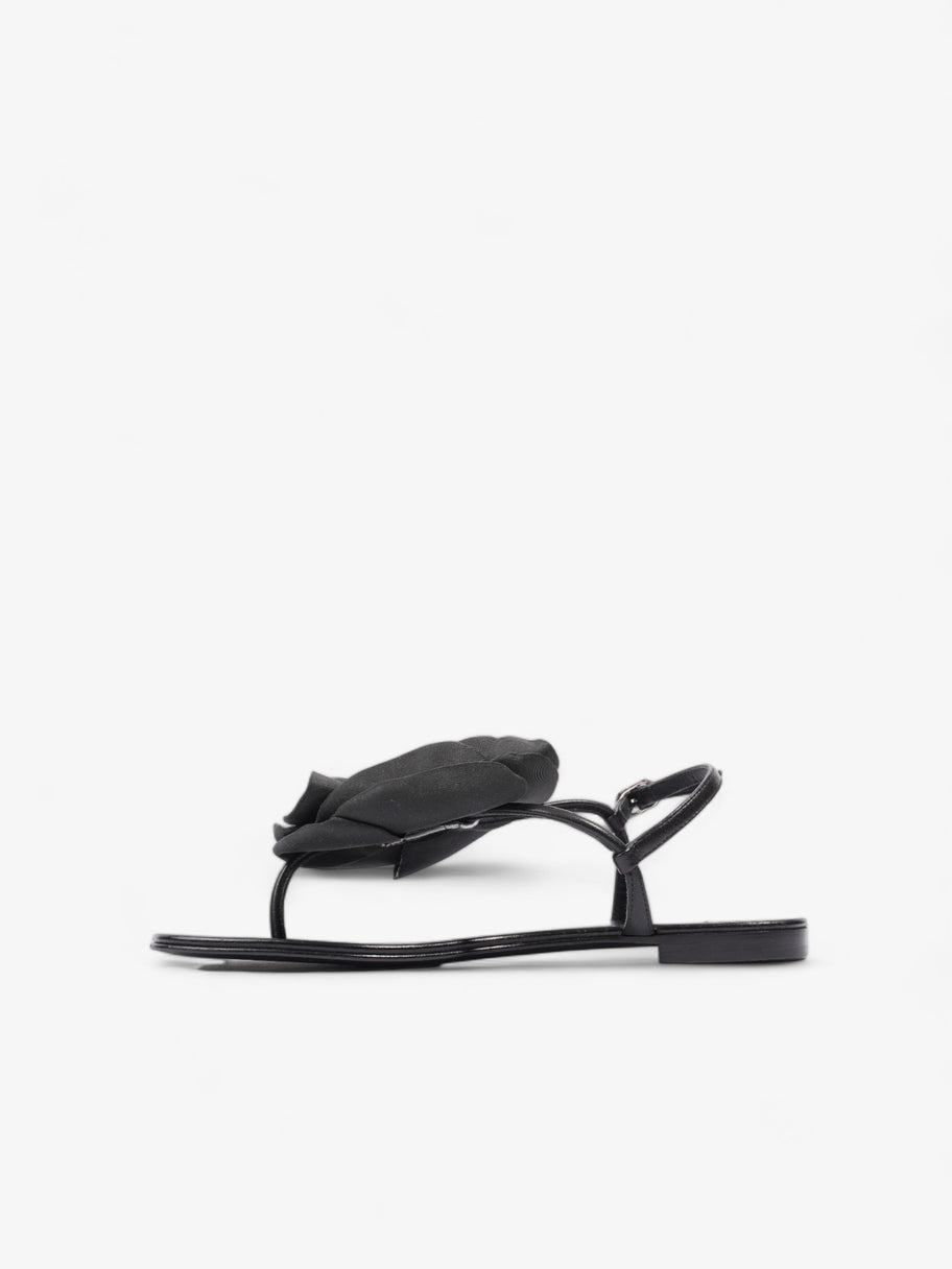 Rock 10 Infradito Rose Sandals Black Leather EU 37.5 UK 4.5 Image 3