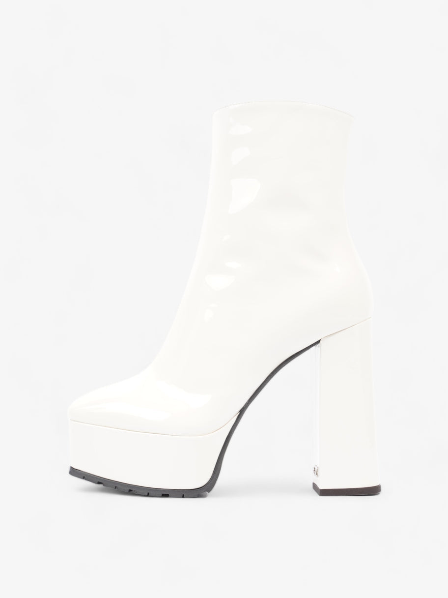 Giuseppe Zanotti Platform Heeled Boots 120mm White Patent Leather EU 36 UK 3 Image 5