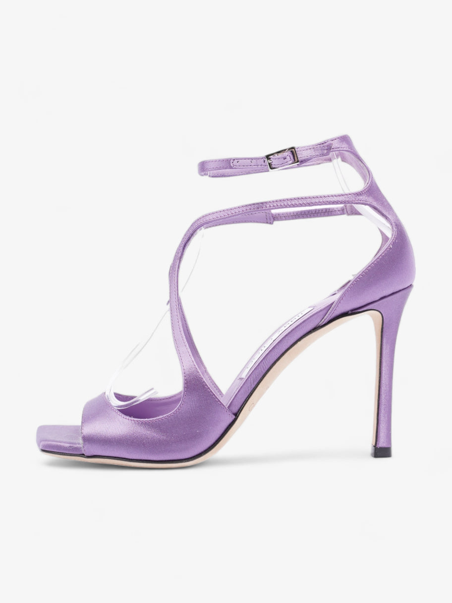 Jimmy Choo Azia 95 95mm Lilac Satin EU 38.5 UK 5.5 Image 5