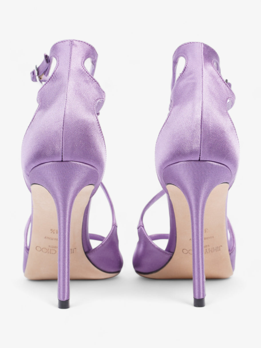 Jimmy Choo Azia 95 95mm Lilac Satin EU 38.5 UK 5.5 Image 6