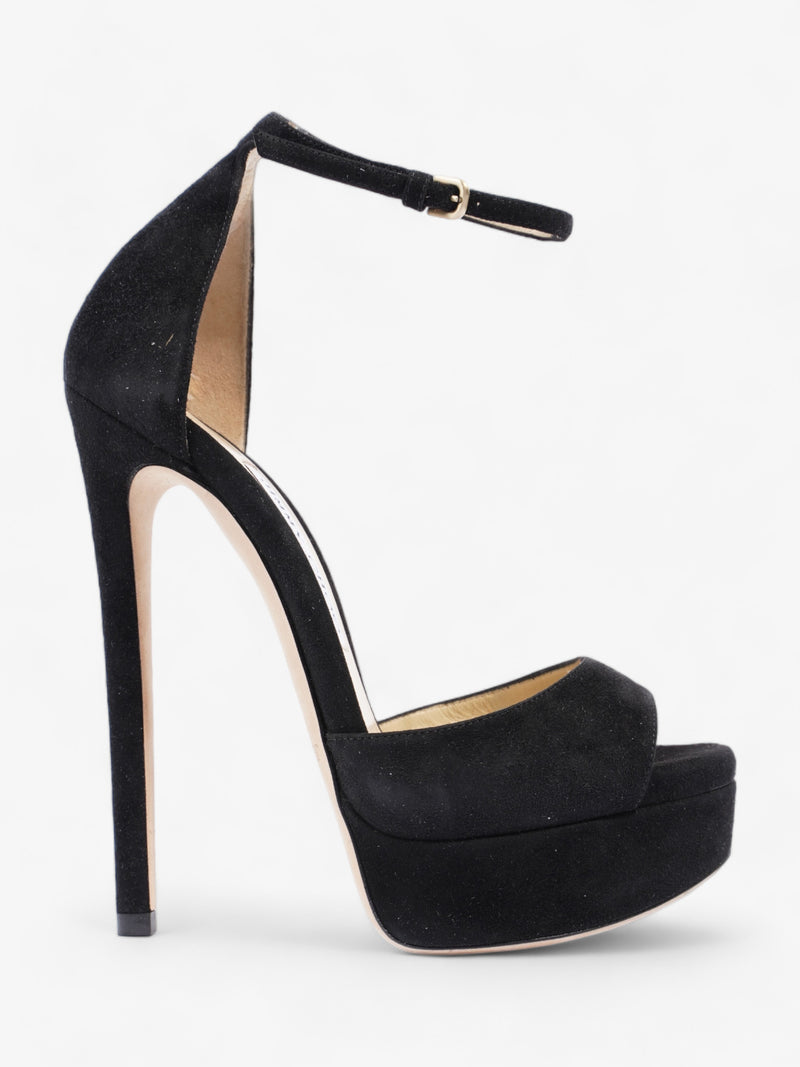  Jimmy Choo Max 150 150mm Black Suede EU 36 UK 3