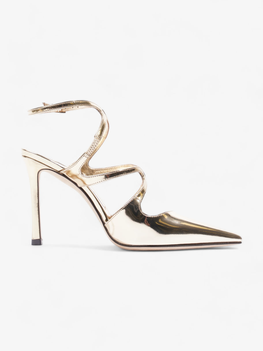 Azia Pump 95mm Gold Patent Leather EU 36 UK 3 Image 4