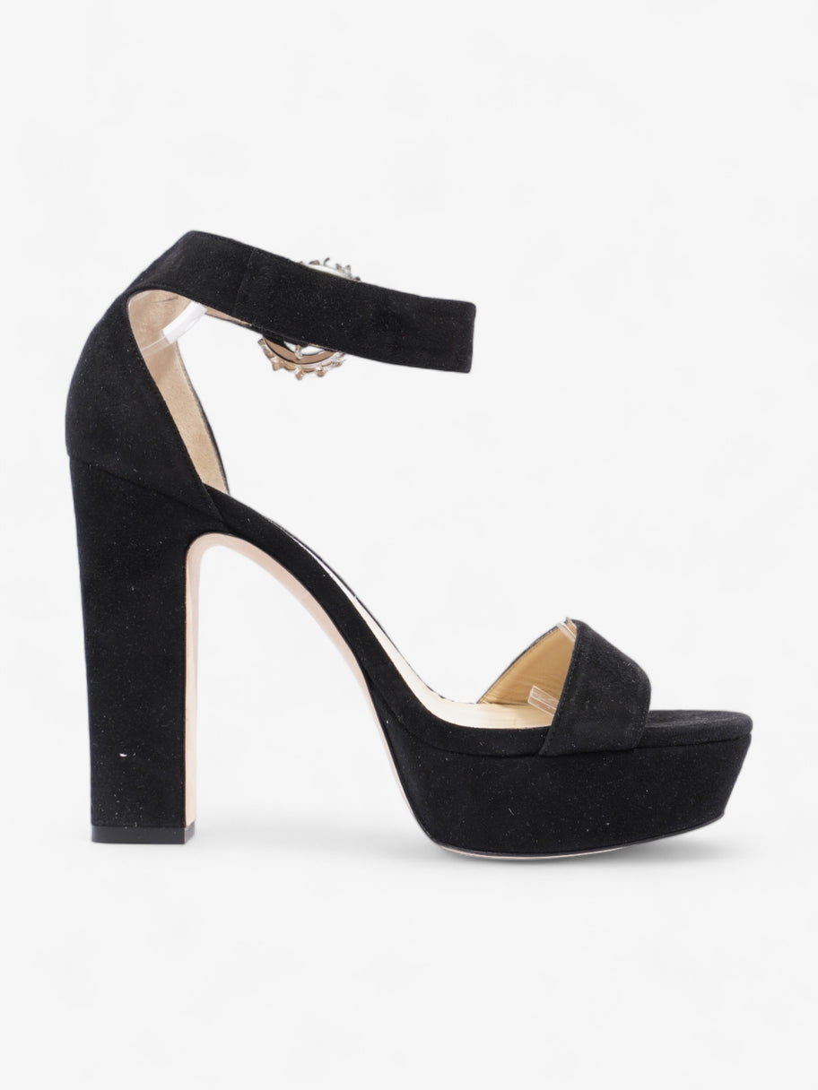 Jimmy Choo Mionne 120 120mm Black Suede EU 39 UK 6 Image 4