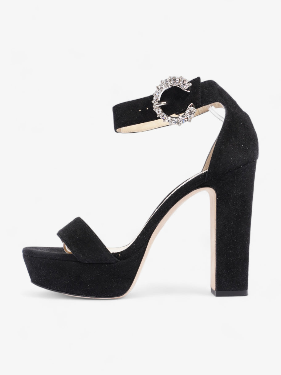 Jimmy Choo Mionne 120 120mm Black Suede EU 39 UK 6 Image 5