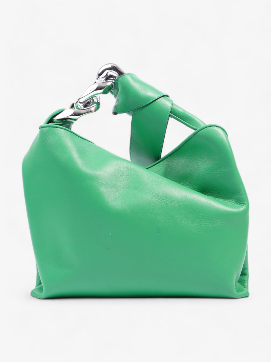 JW Anderson Chain Hobo Bag Green Leather Small Image 4