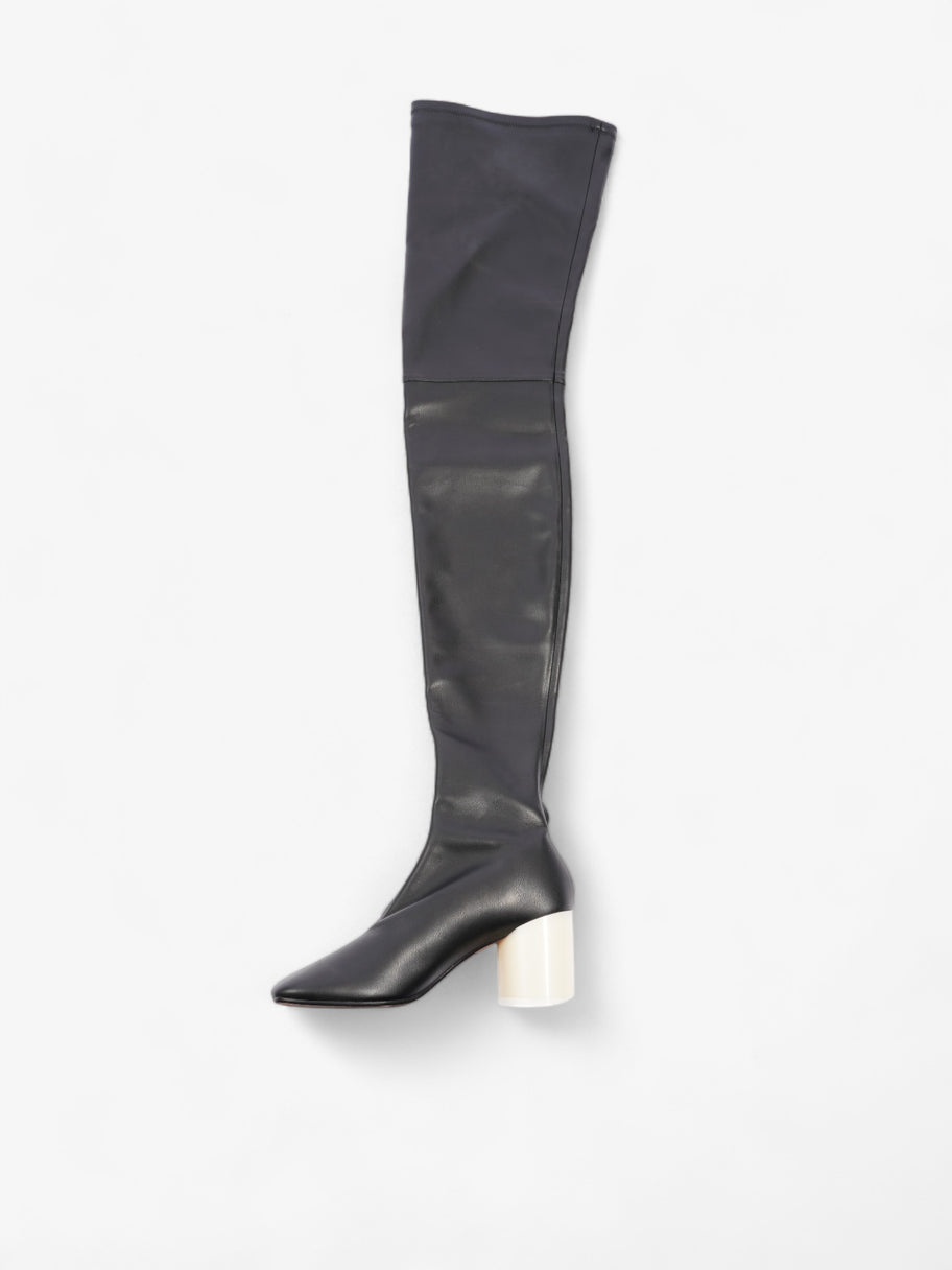 Maison Margiela Over The Knee Boots 70mm Black Leather EU 37 UK 4 Image 3