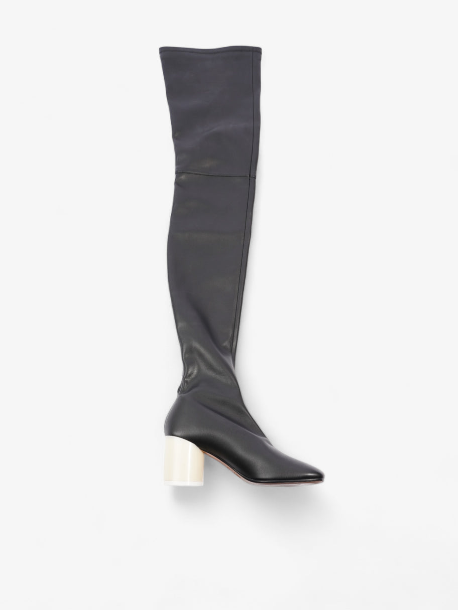 Maison Margiela Over The Knee Boots 70mm Black Leather EU 37 UK 4 Image 4