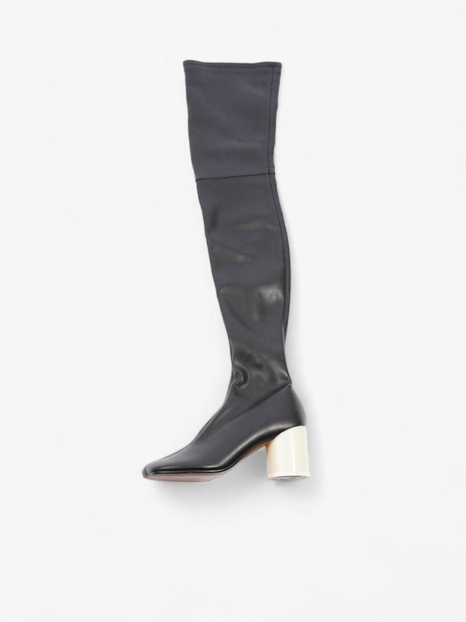 Maison Margiela Over The Knee Boots 70mm Black Leather EU 37 UK 4 Image 5