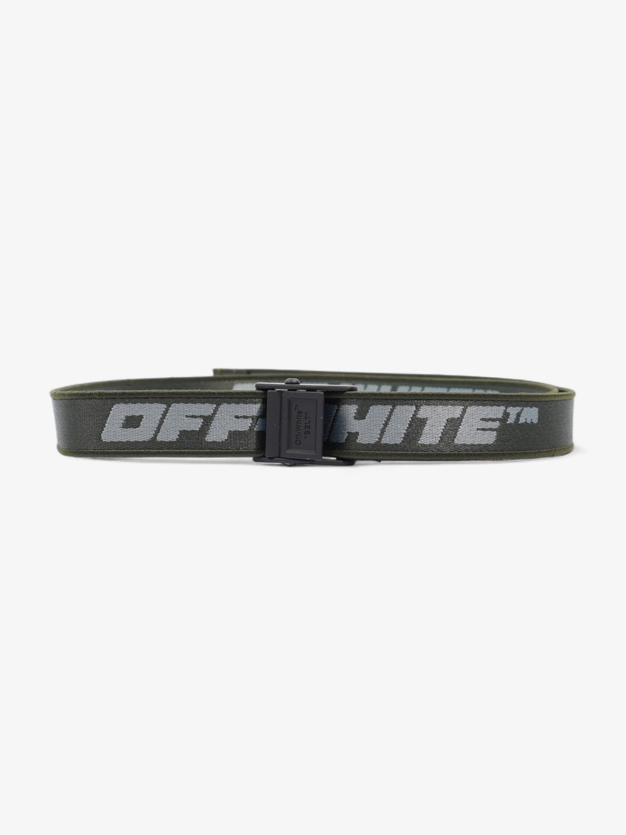 Off White Industrial Belt Green Fabric 125cm Image 1