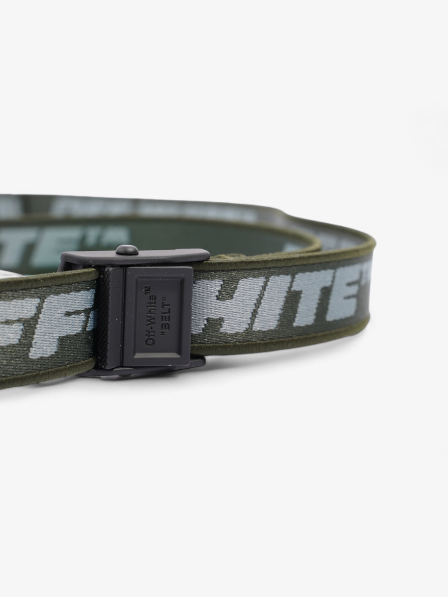 Off White Industrial Belt Green Fabric 125cm Image 3