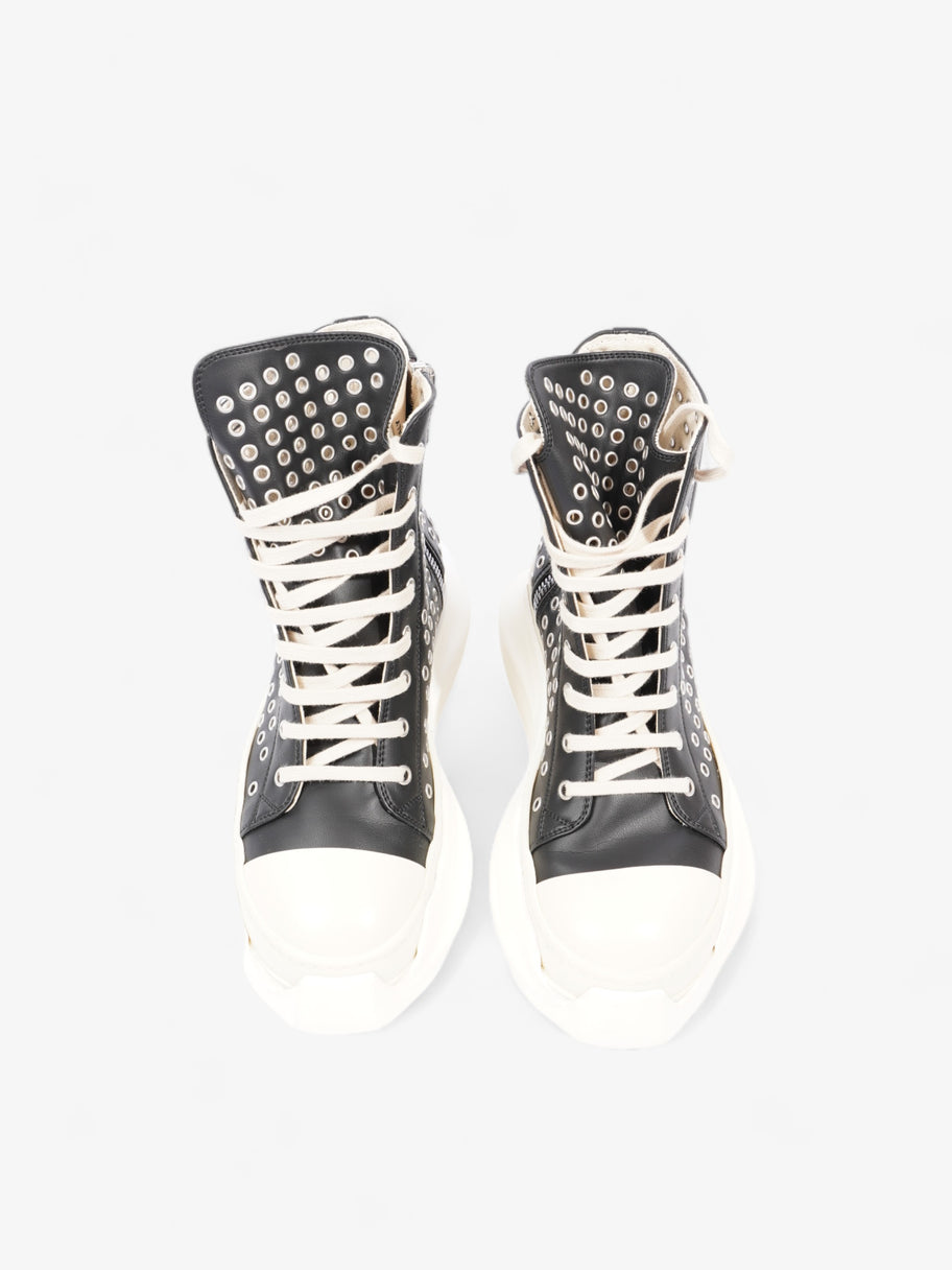 Rick Owen DRKSHDW Abstract High Top  Black Calfskin Leather EU 39.5 UK 6.5 Image 8