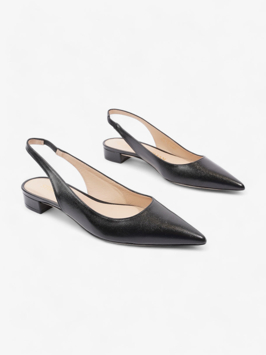 Stuart Slingback Black Leather EU 37.5 UK 4.5 Image 2