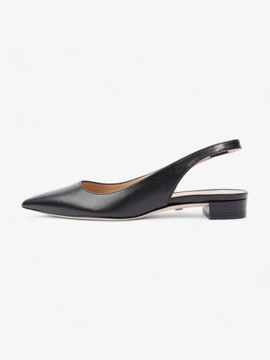 Stuart Slingback Black Leather EU 37.5 UK 4.5 Image 5