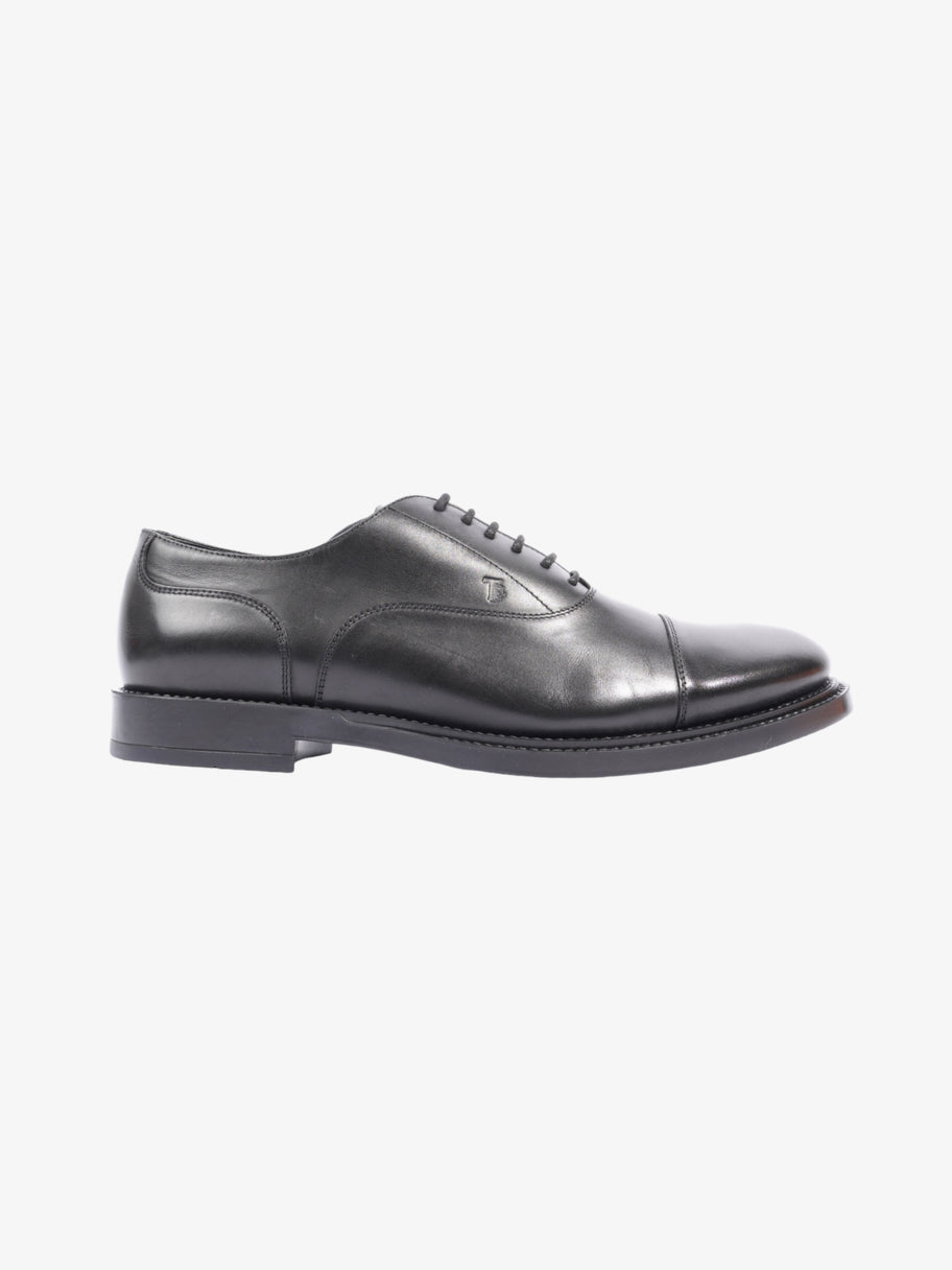 Tod's Lace-Up Smart Shoes Black Leather EU 45 UK 11 Image 1