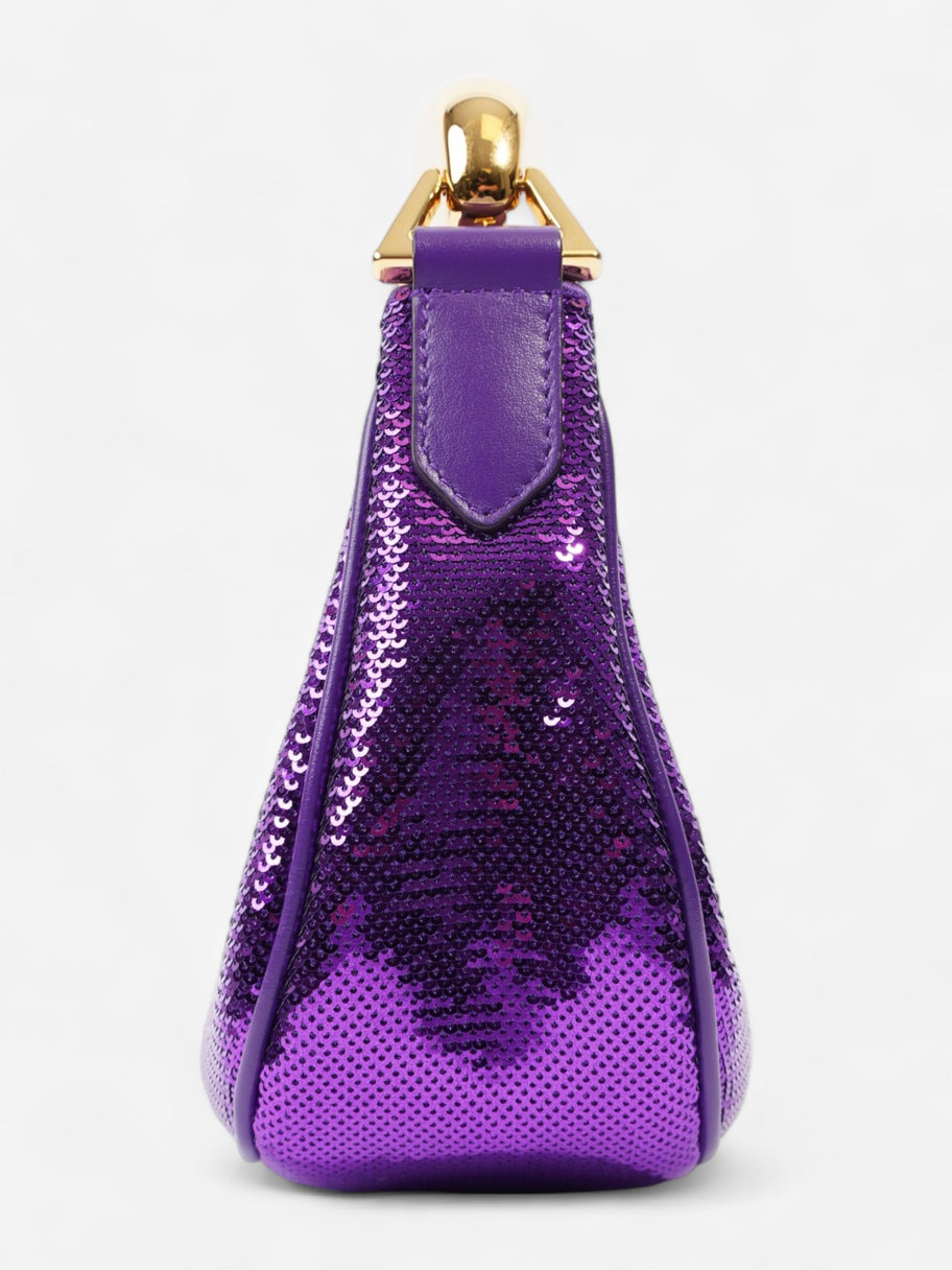 Tom Ford Mini Bianca Tote Bag  Purple Sequin Image 3