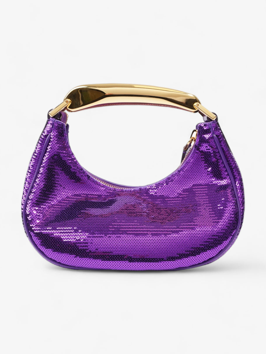 Tom Ford Mini Bianca Tote Bag  Purple Sequin Image 4