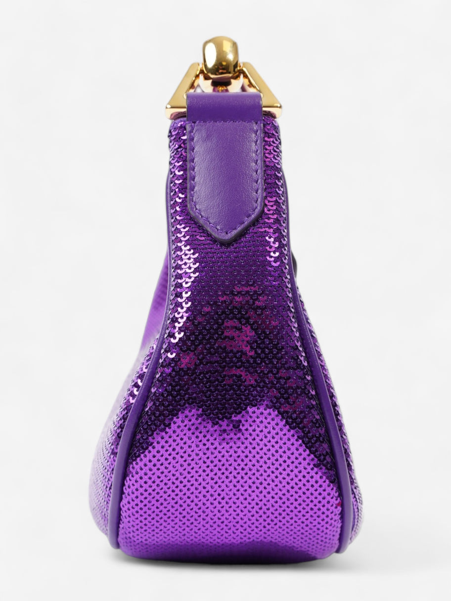 Tom Ford Mini Bianca Tote Bag  Purple Sequin Image 5