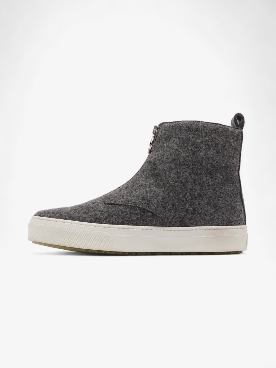 Celine Zip Up Sneaker Grey Wool EU 40 UK 7 Image 3