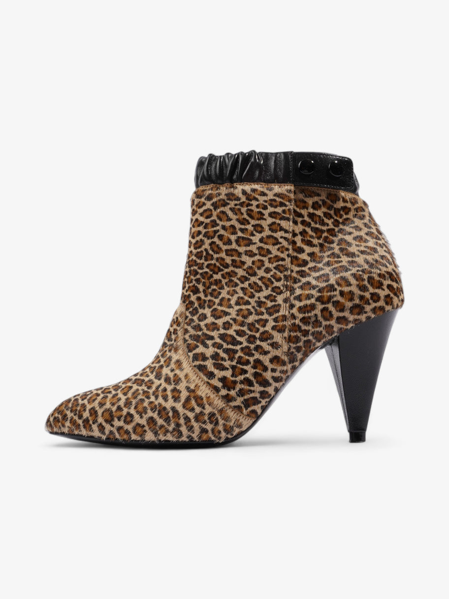 Celine Ankle Boot Leopard Pony Hair EU 36 UK 3 Image 5