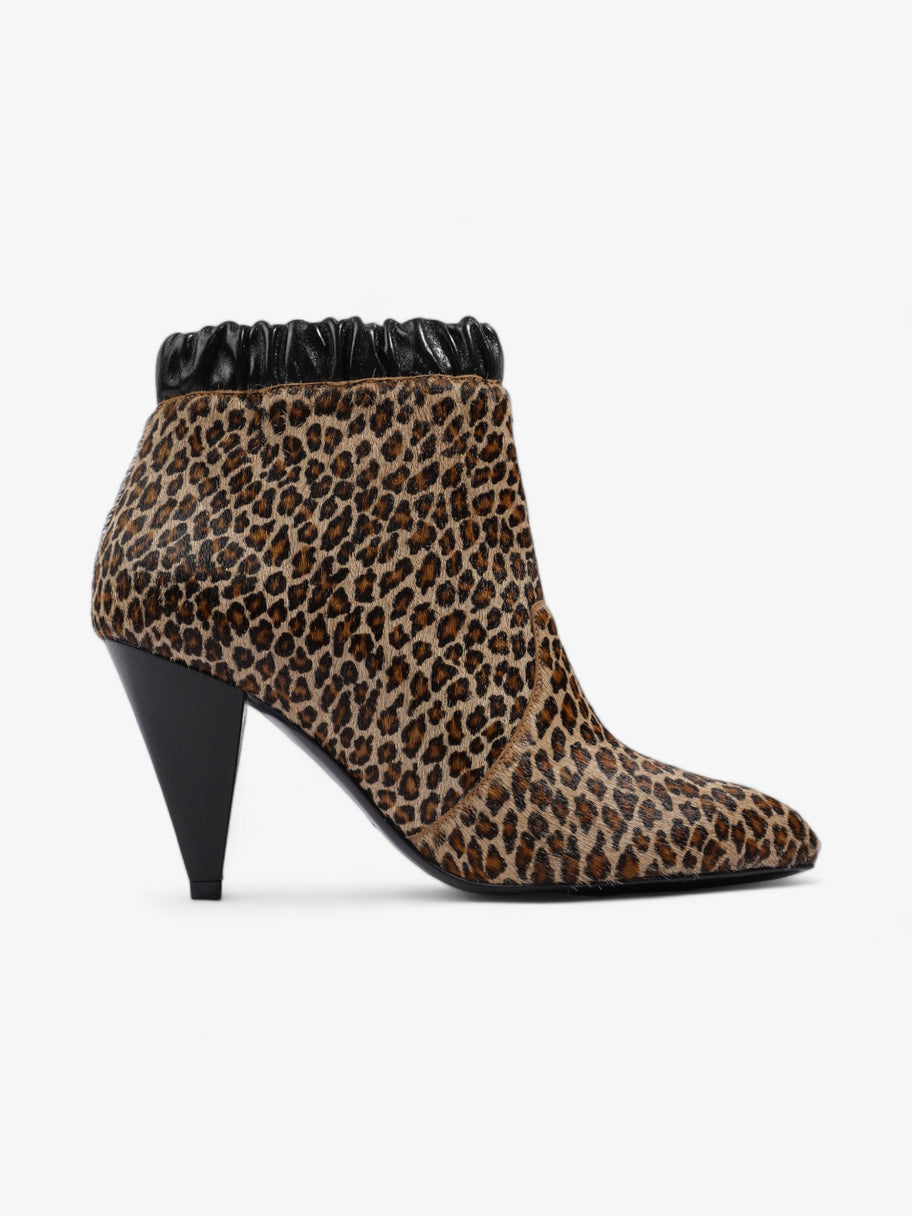 Celine Ankle Boot Leopard Pony Hair EU 37 UK 4 Image 4