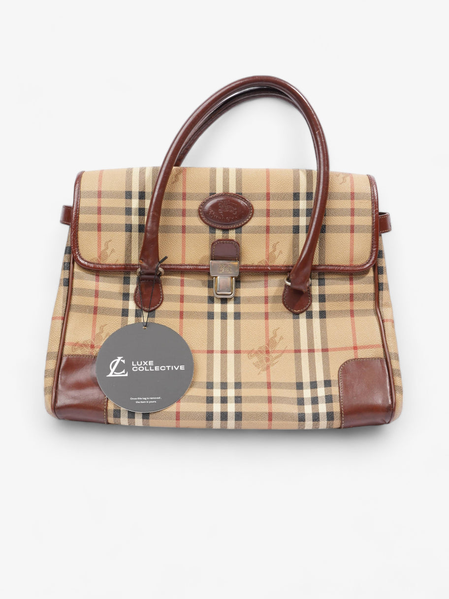 Classic Satchel Nova Check Coated Canvas Image 7