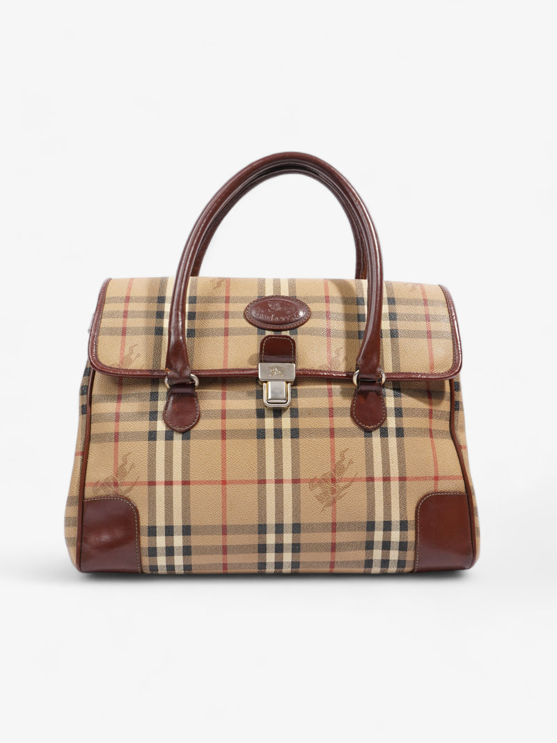  Classic Satchel Nova Check Coated Canvas