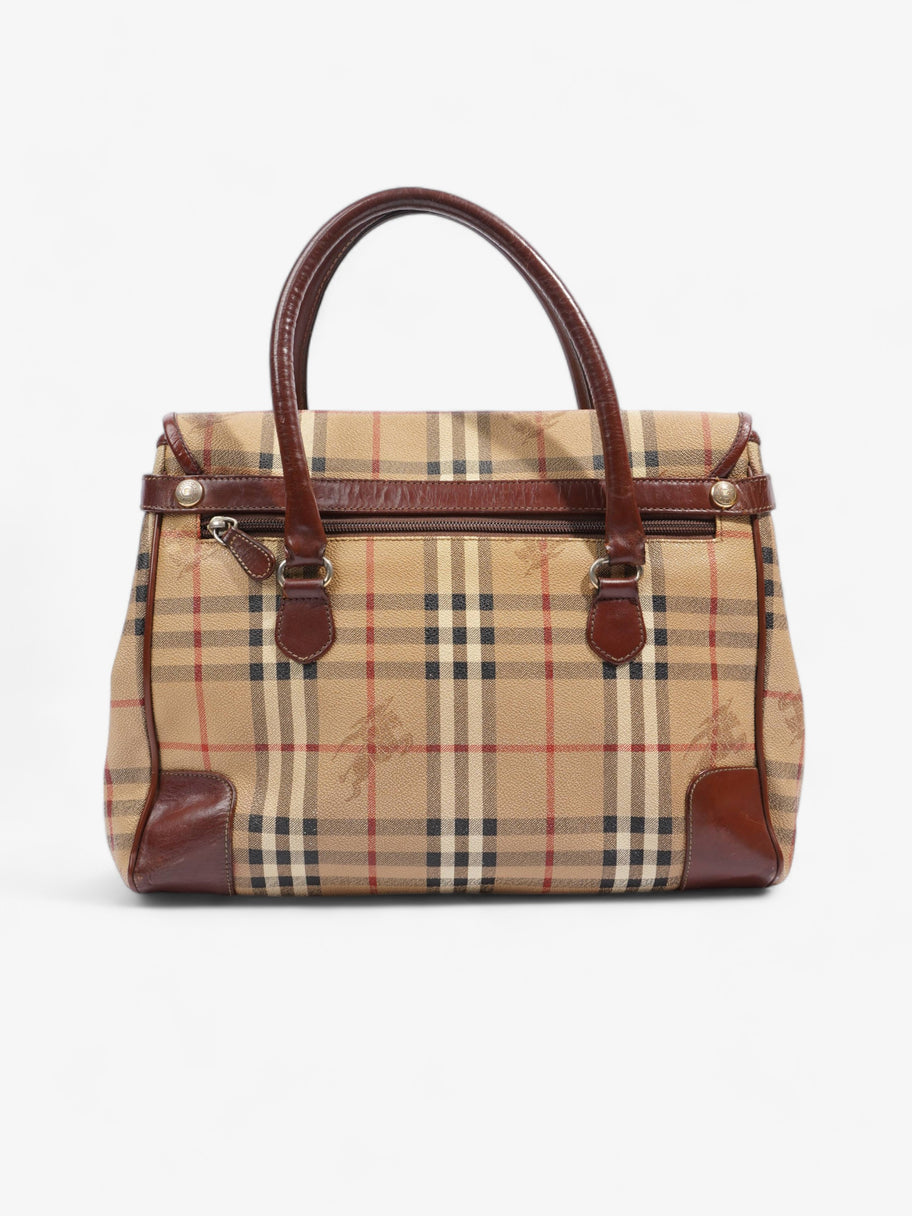 Classic Satchel Nova Check Coated Canvas Image 3