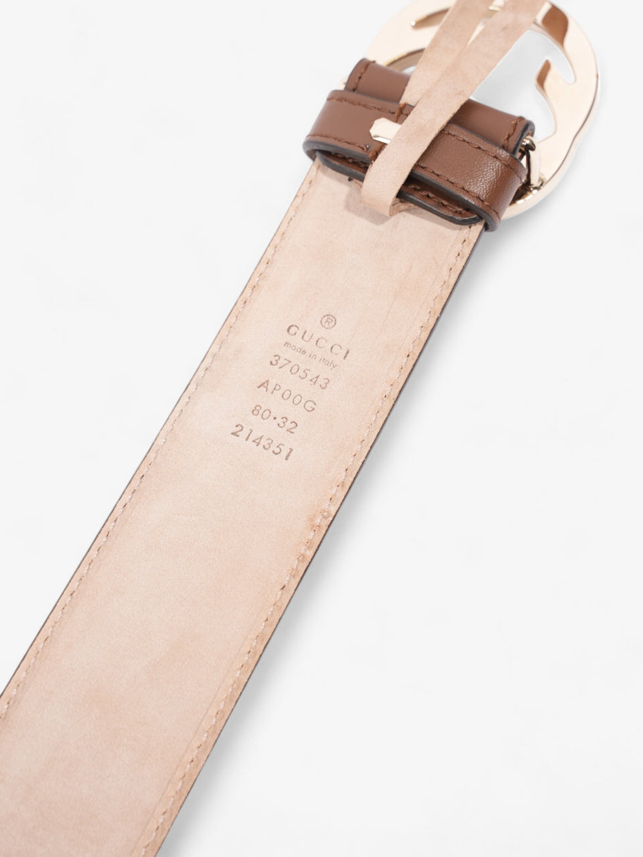 Gucci Blondie Belt Brown Leather 80cm / 32