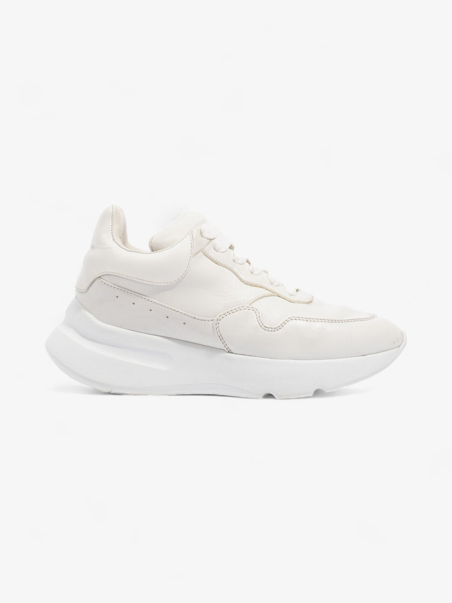 Alexander McQueen Oversized Court Sneaker White Leather EU 36.5 UK 3.5 Image 1