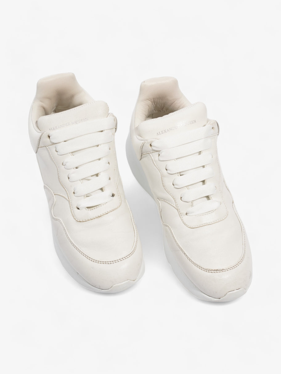 Alexander McQueen Oversized Court Sneaker White Leather EU 36.5 UK 3.5 Image 8