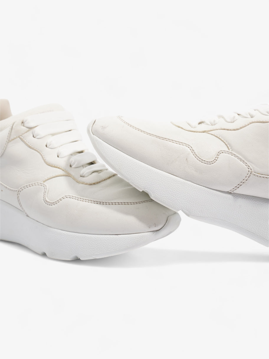 Alexander McQueen Oversized Court Sneaker White Leather EU 36.5 UK 3.5 Image 9