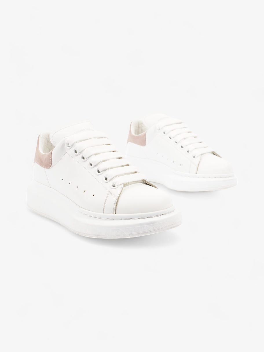 Alexander McQueen Oversized Sneakers White / Light Pink Leather EU 38.5 UK 5.5 Image 2