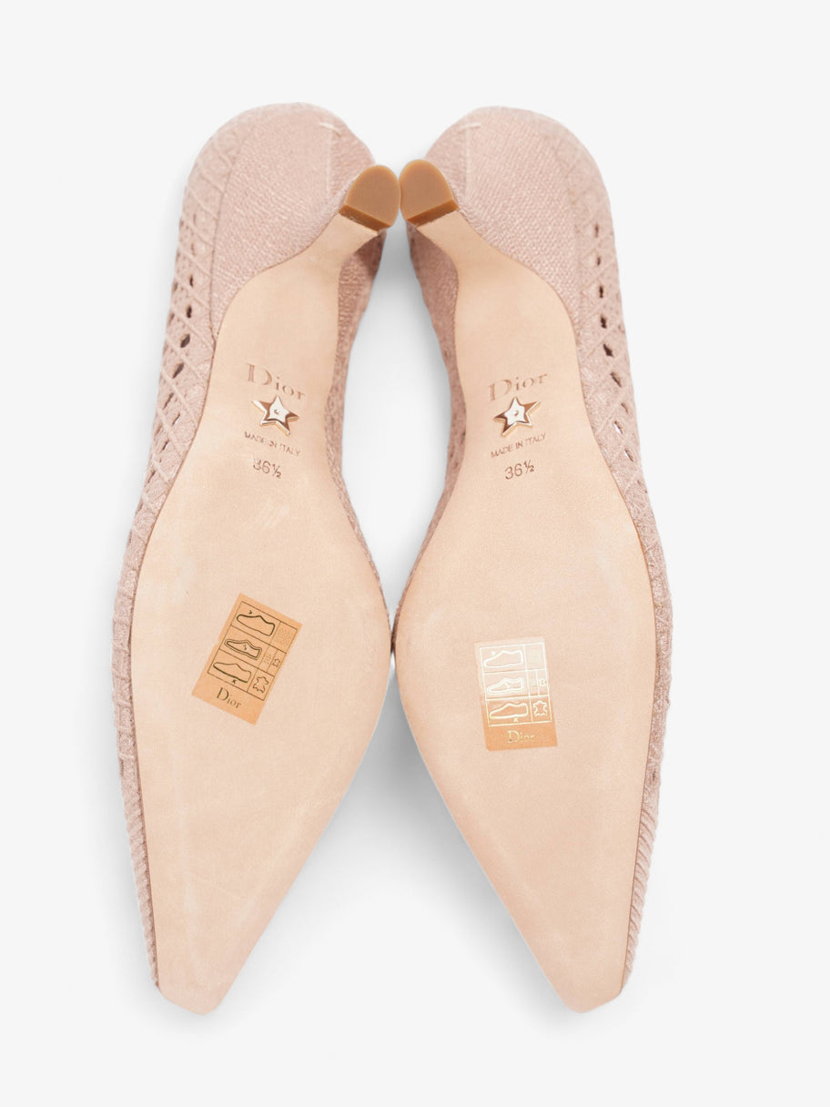 Dior Capture Mules 65 Nude Knit EU 36.5 UK 3.5 Image 7